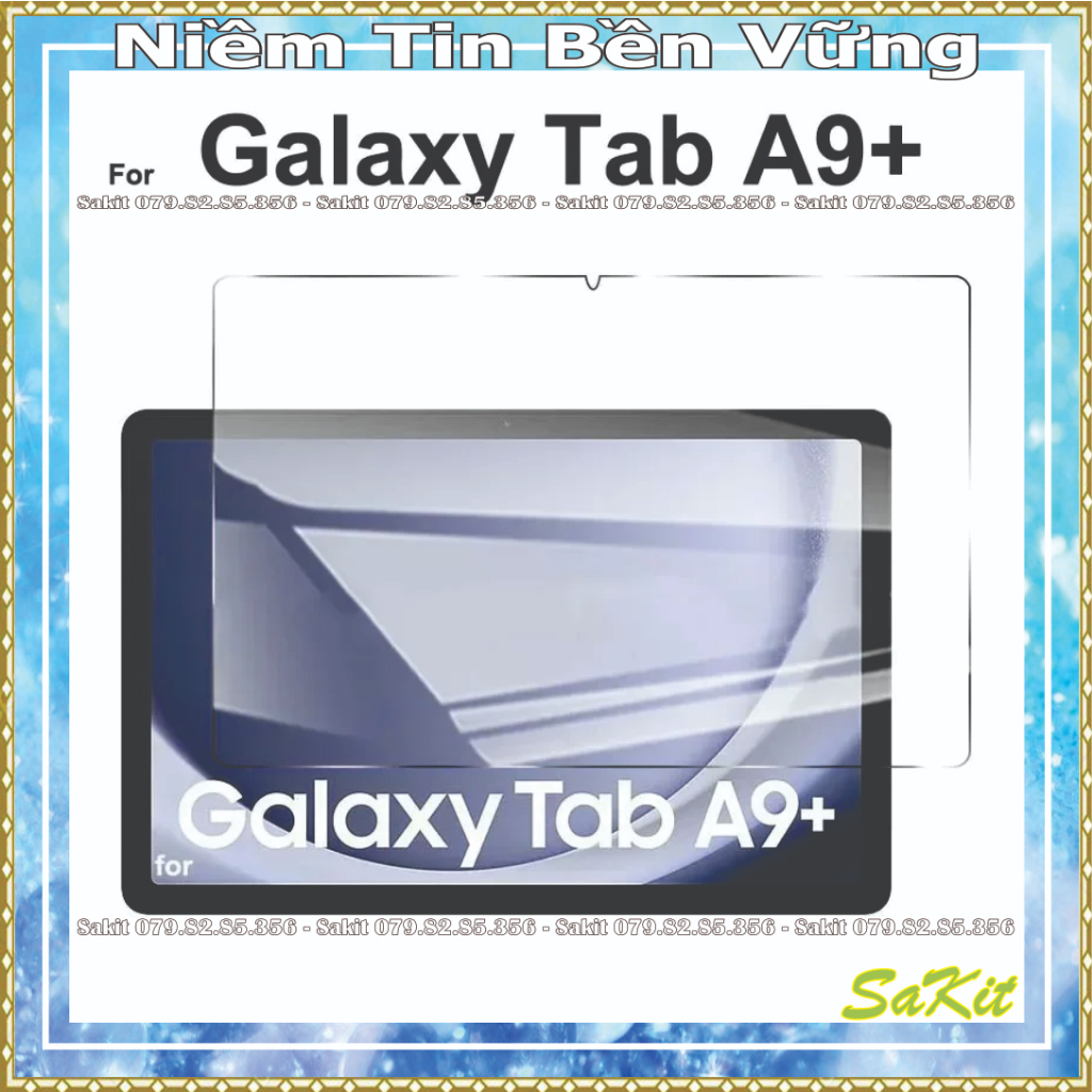Kính cường lực full màn hình máy tính bảng samsung tab A9 8.7inch , tab A9+  11inch