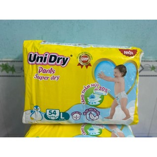 Tã quần unidry size l 54 miếng / size xxl 44 miếng