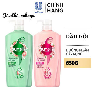 Dầu Gội Sunsilk Natural 650g Mới
