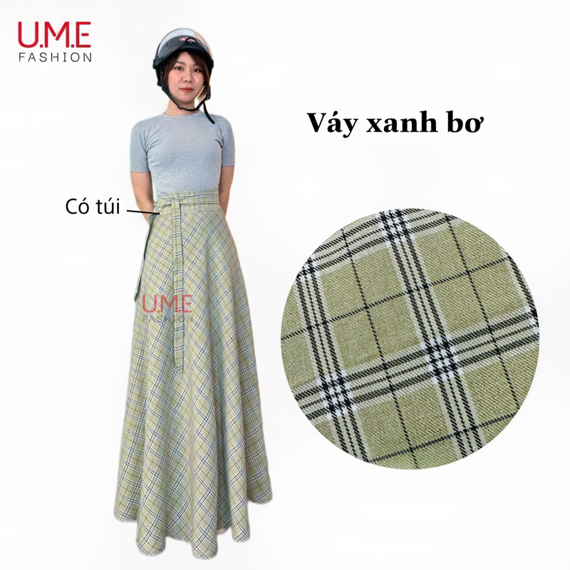 Chân váy chống nắng dày thiết kế freesize