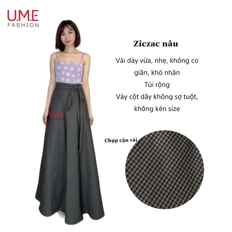 Chân váy chống nắng dày thiết kế freesize