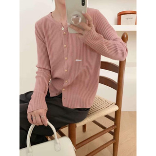 8841 ÁO LEN CỔ TRÒN DÀI TAY CÚC DỌC
