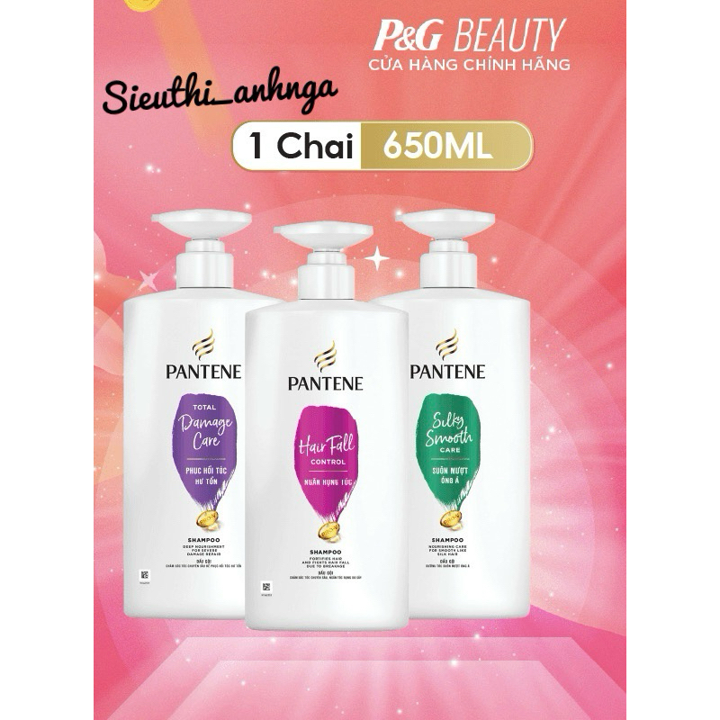 Dầu Gội Pantene Pro-v 650g
