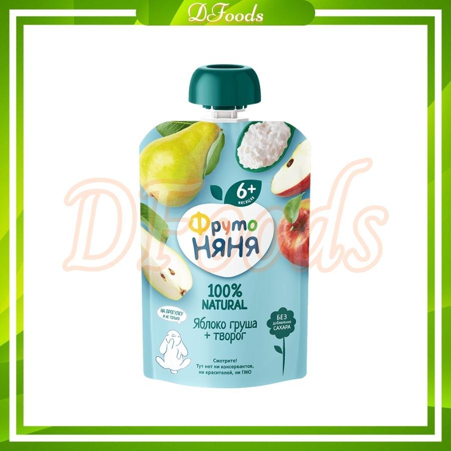 Trái Cây Nghiền Fruto Nhiều Vị Cho Bé 5M+ 90g Date 06.2024