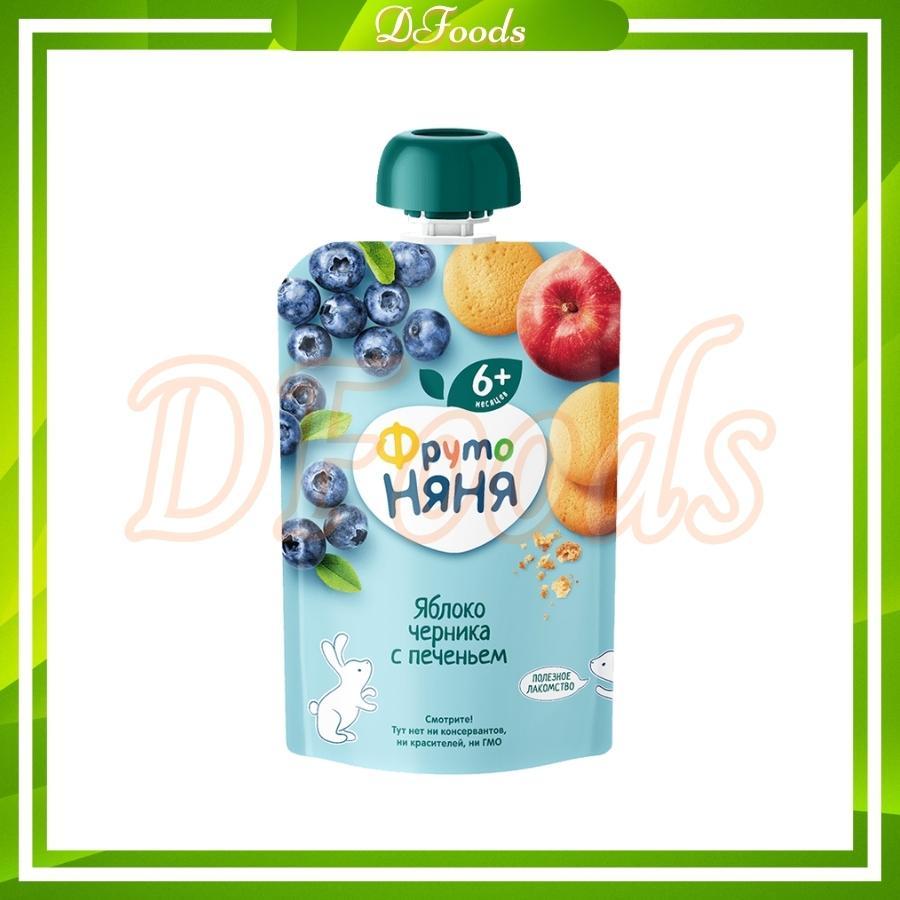 Trái Cây Nghiền Fruto Nhiều Vị Cho Bé 5M+ 90g Date 06.2024
