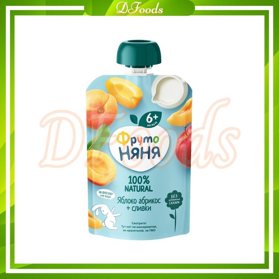 Trái Cây Nghiền Fruto Nhiều Vị Cho Bé 5M+ 90g Date 06.2024