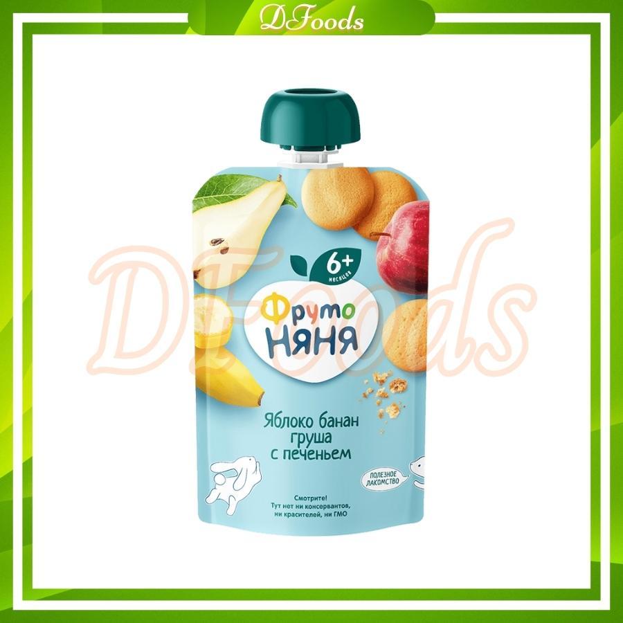 Trái Cây Nghiền Fruto Nhiều Vị Cho Bé 5M+ 90g Date 06.2024