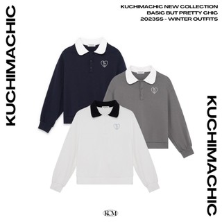 Kuchimachic - combo áo nỉ polo kèm quần short mã kus23097