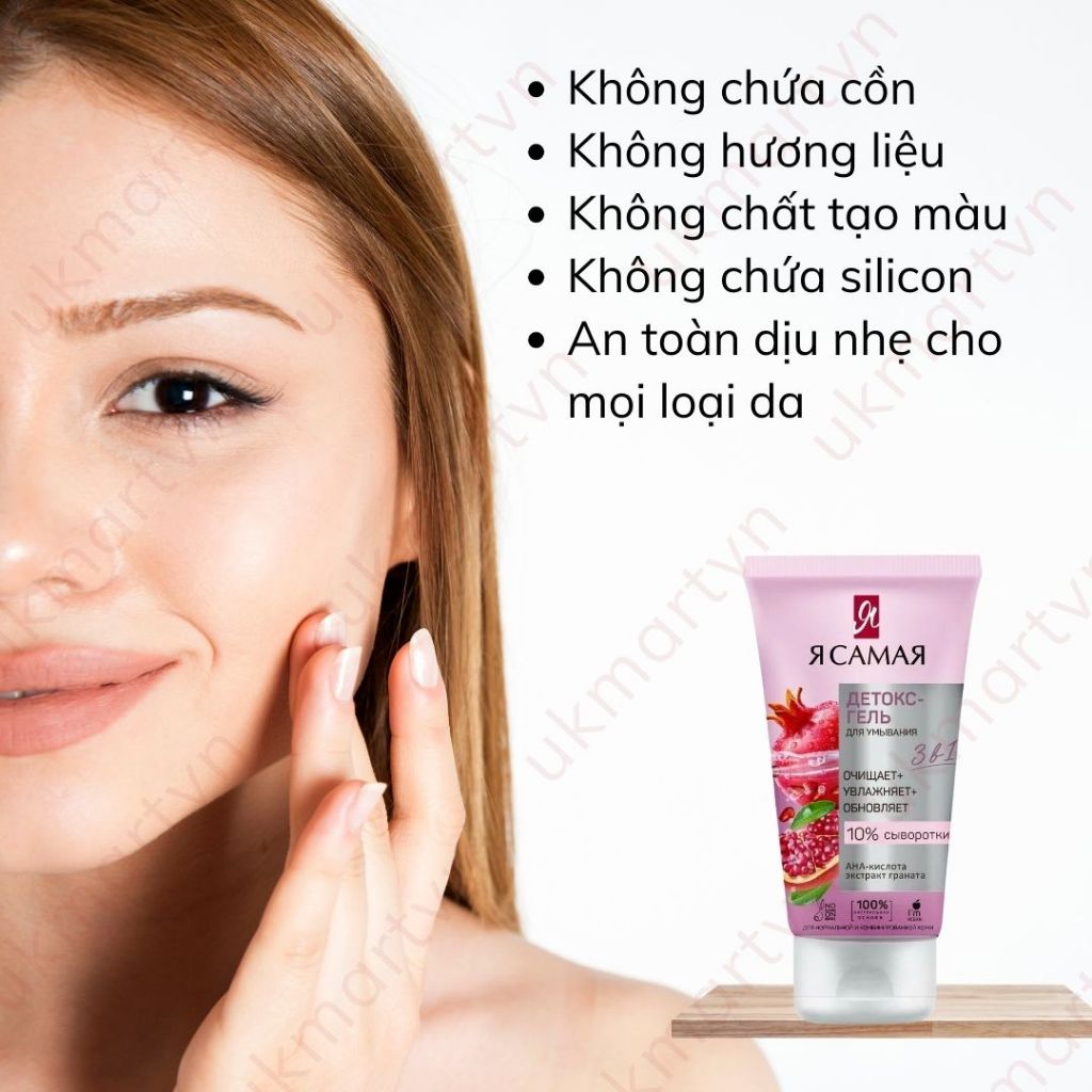 Sữa Rửa Mặt Thải Độc Detox Ya Samaya, Bọt Rửa Mặt Eco Balance Ya Samaya Tuýp 150ml