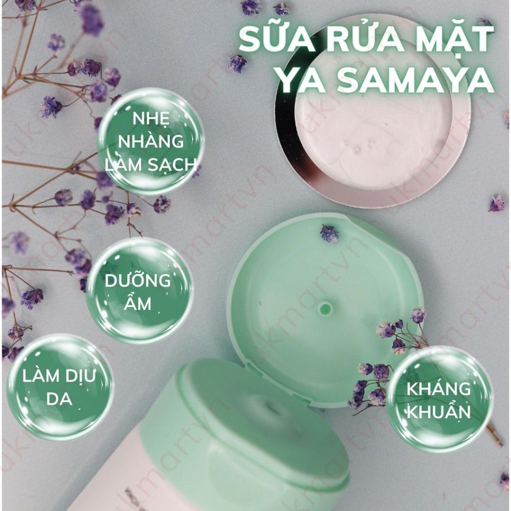 Sữa Rửa Mặt Thải Độc Detox Ya Samaya, Bọt Rửa Mặt Eco Balance Ya Samaya Tuýp 150ml