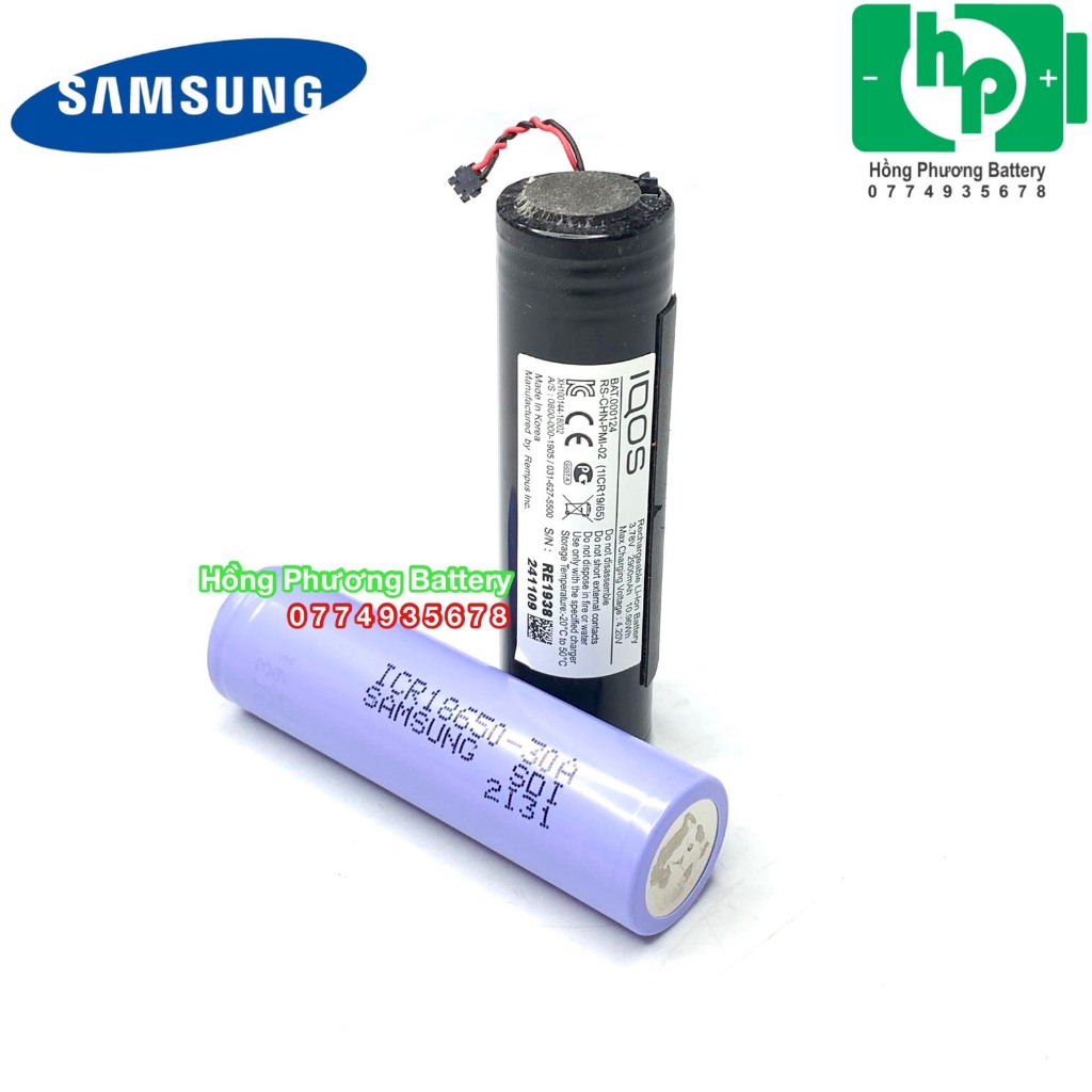 Pin Samsung ICR18650 30A dung lượng 3200mAh hàn sẵn mạch 1S dùng cho thiết bị dung lượng cao