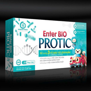 Men Vi Sinh  ENTER BIO PROTIC, Giúp bổ sung lợi khuẩn , cải thiện hệ vi sinh đường ruột, rối loạn tiêu hoá