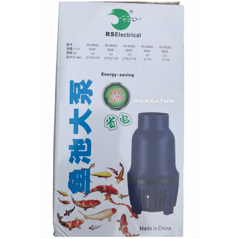 Máy Bơm Tạt Chuyên Dùng Cho Hồ Koi RS Strong Water Pump RS 16500- 22500- 25000- 46000- 56000
