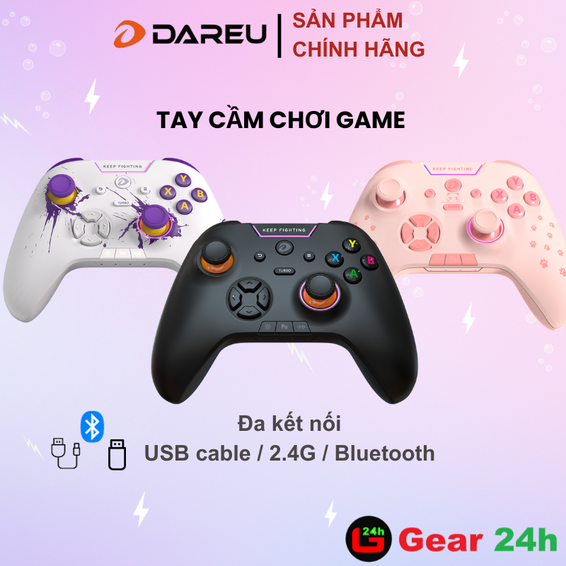 Tay cầm chơi game không dây DAREU H101X / H105 