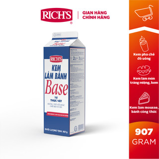 Kem làm bánh rich's whip topping base hộp 907g