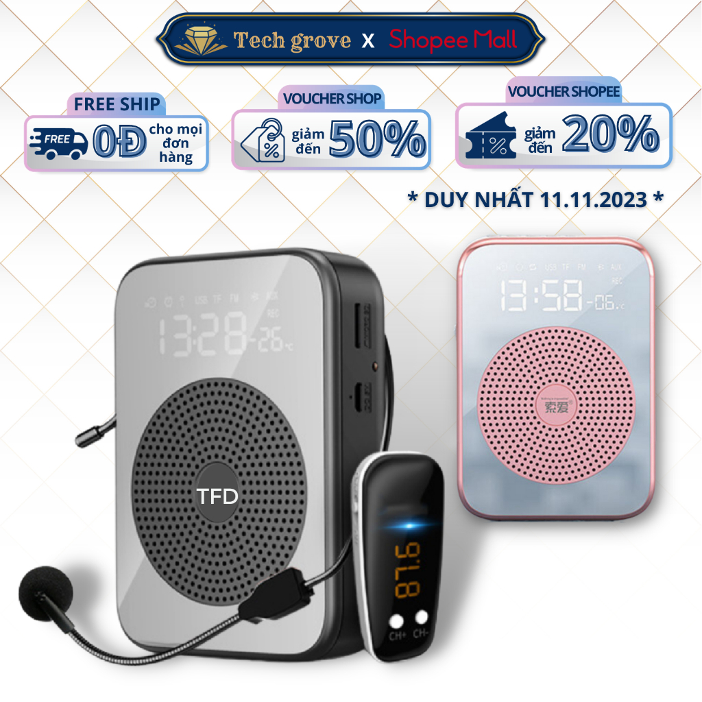 Máy Trợ Giảng KAW, Máy Trợ Giảng Không Dây 30W Kết Nối Bluetooth 5.0