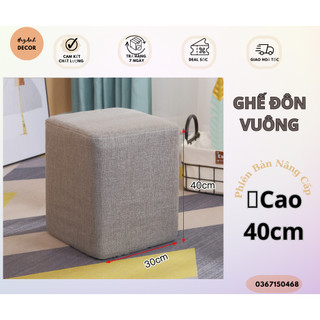 Ghế đôn vuông sofa . ghế đôn bàn trà ghế kê chân .nhiều kích cỡ kèm ảnh thật.