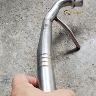Cổ pô sirius có ống hơi inox 304 chạy tig phi 27 gắn như zin