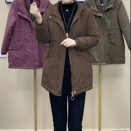 Áo parka lót lông siêu ấm