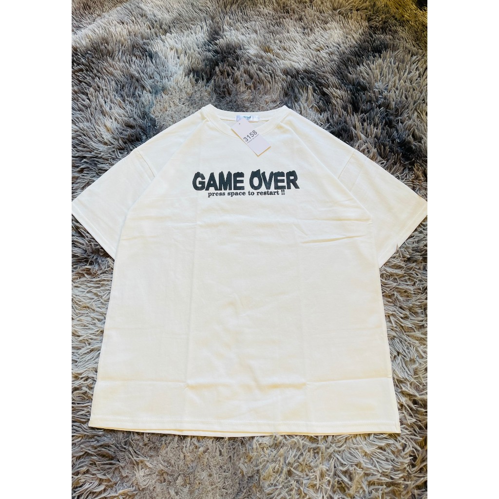 Áo Thun Phông Nam Nữ Tay Lỡ Form To Rộng Chất cotton Khô