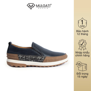 Giày da nam MULGATI Fashion Driving da bò cao cấp không dây - 3303-3