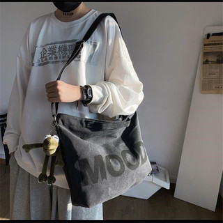 Chicduro túi tote đeo chéo nam nữ mood vải canvas phong cách ulzzang unisex.