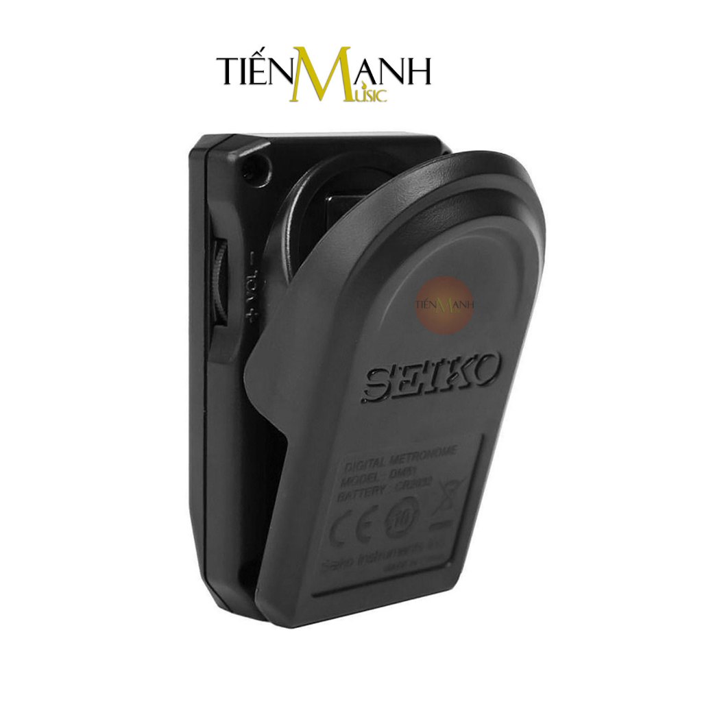 Máy Đập Nhịp Điện Tử Seiko DM51 - Metronome Dùng cho Học Nhạc Cụ, Piano, Organ, Violin, Sáo - Đếm, Gõ, Đánh