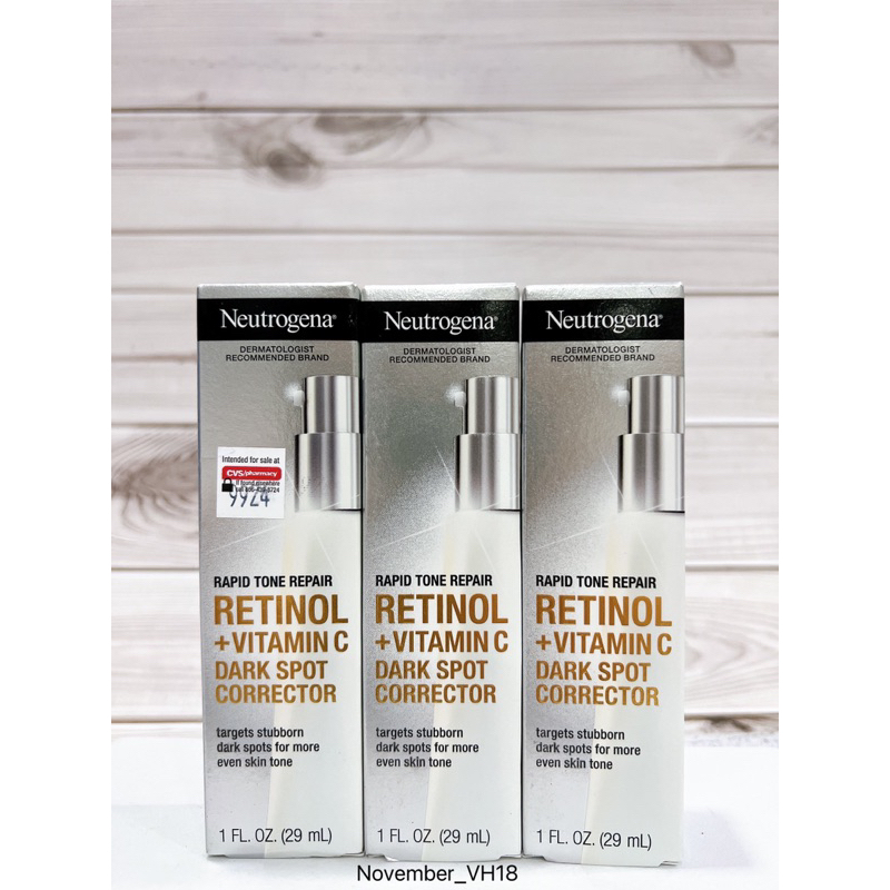 Tinh chất dưỡng Neutrogena Rapid Tone Repair Retinol + Vitamin C Dark Spot Corrector