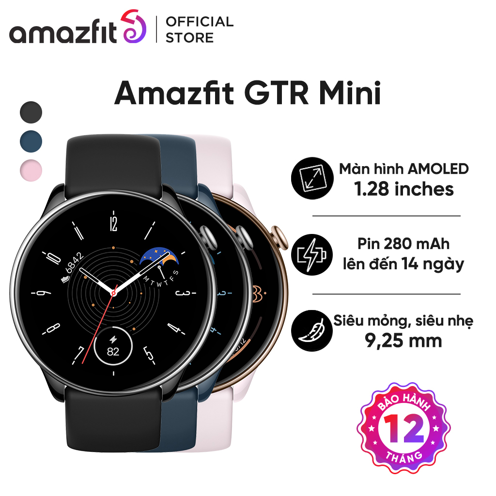 Đồng hồ thông minh Amazfit GTR Mini - Hàng chính hãng - Bảo hành 12 tháng