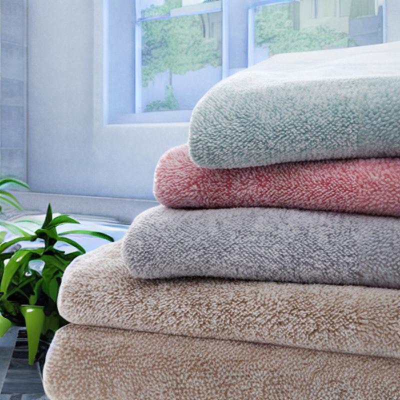 Khăn tắm Poêmy ST KT - Trơn không sọc