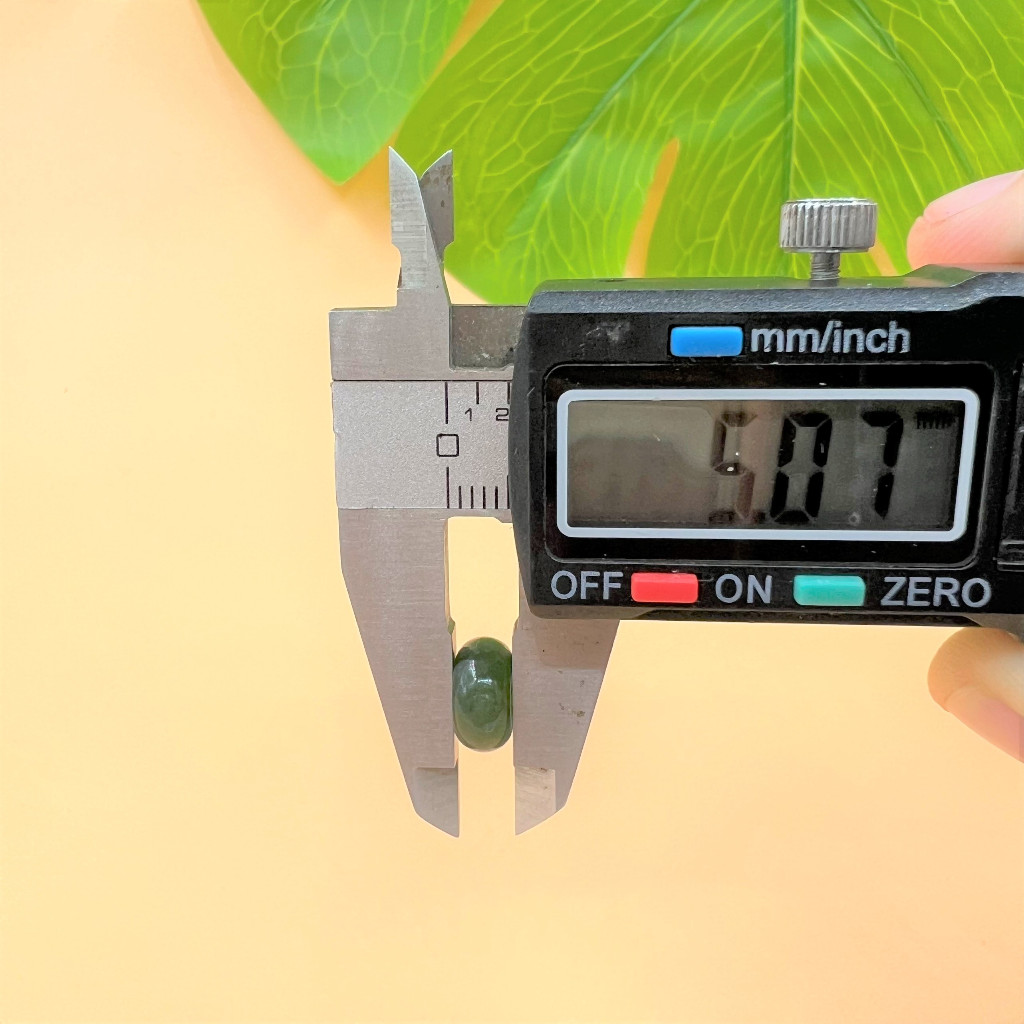 Charm móc đồng điếu có khắc 2 bông hoa mai bạc 925 cỡ bé - Charm Bạc 925 - Mã CB1180