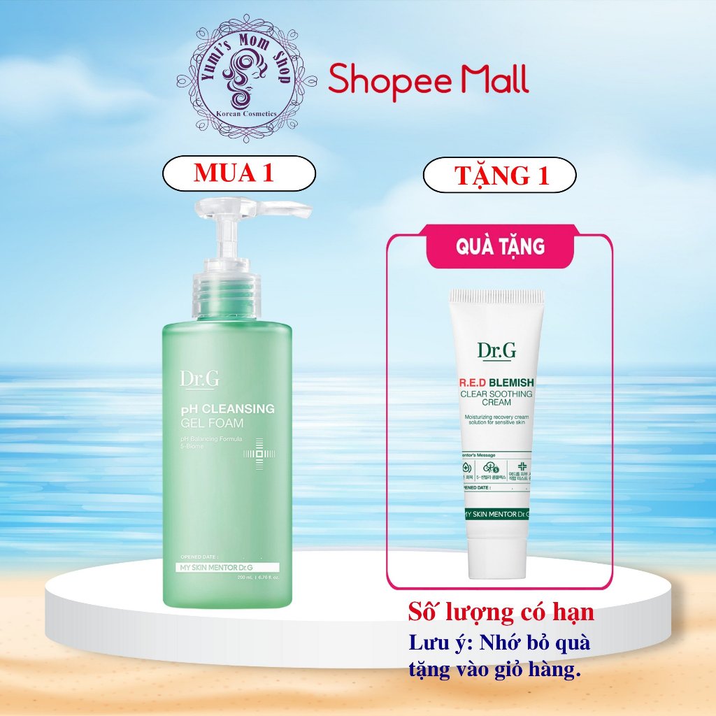 Gel rửa mặt Dr.G PH Cleansing Gel Foam 200ml
