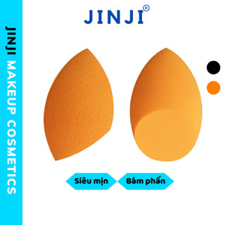 Mút tán kem nền PUFF trứng vàng siêu mềm mịn giúp cho tán mượt đều lớp nền trang điểm JINJI