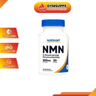 Nutricost nmn 500mg 60 viên nhộng cung cấp năng lượng cho cơ thể