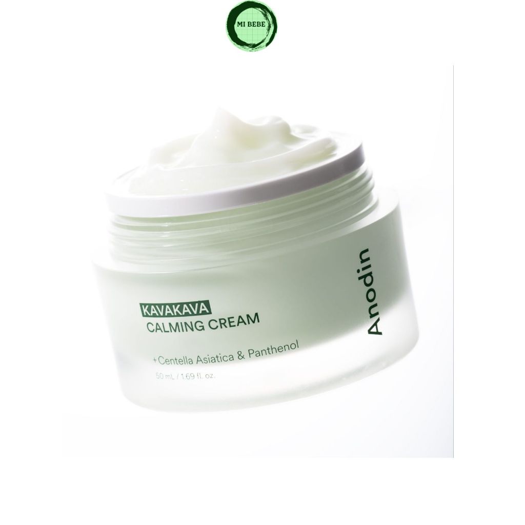Kem dưỡng ẩm Kava Kava Anodin làm dịu da 50ml - Mỹ phẩm thuần chay - mibebe