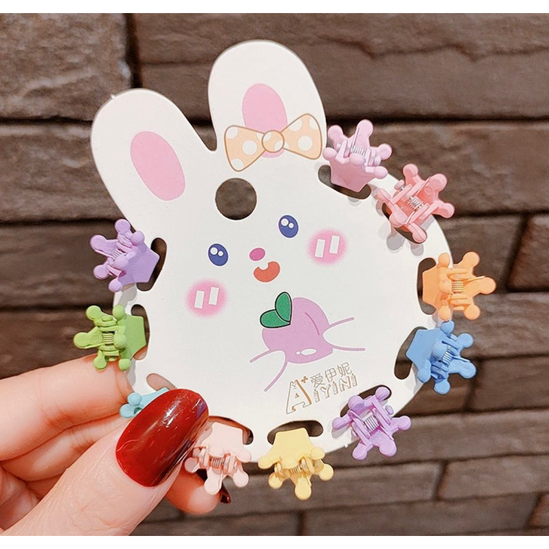 Kẹp Tóc Cho Bé, Set 10 kẹp Tóc Xinh Xắn