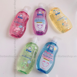 Sữa Tắm + Gội Cho Bé Dnee Newborn Head& Body Baby Wash 380ml [Hồng - Tím - Vàng - Xanh Lá - Xanh Dương]
