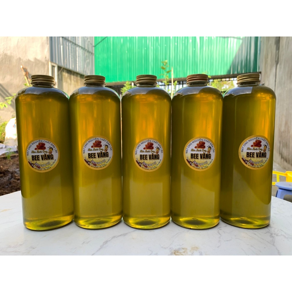 2 LÍT = 2,8 kg Mật ong hoa BẠC HÀ nguyên chất 100% - từ cao nguyên Hà Giang - THƯƠNG HIỆU BEE VÀNG