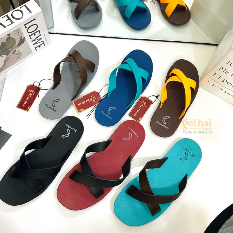 Dép Thái Lan Nam Quai Chéo Cao Su Siêu nhẹ Jacker 6