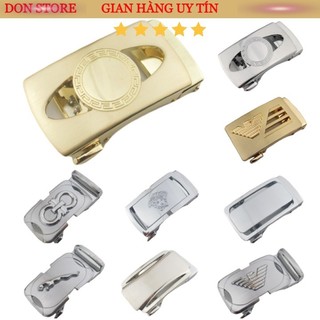 [SIÊU CHẤT} Đầu Khóa Thắt Lưng Logo 3D Chất Liệu INOX Đúc Nguyên Khối Cao Cấp (Cho dây có khấc)