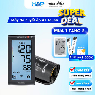 Máy đo huyết áp bắp tay Microlife BP A7 Touch BT