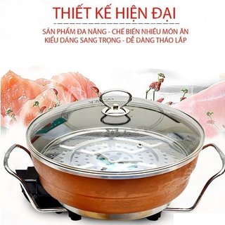 CHẢO LẨU ĐIỆN ĐA NĂNG VUÔNG TRÒN CÓ XỬNG HẤP, OSAKA GIÁ HẤP DẪN