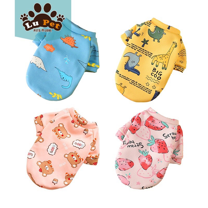 Áo Chó Mèo - Áo Nỉ Thu Đông Mẫu Mới Cho Chó Mèo