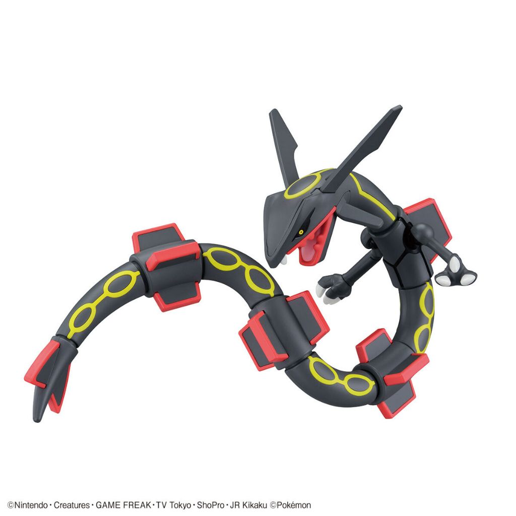 Mô hình lắp ráp Pokémon PLAMO COLLECTION SELECT SERIES Black Rayquaza Bandai 4573102657107