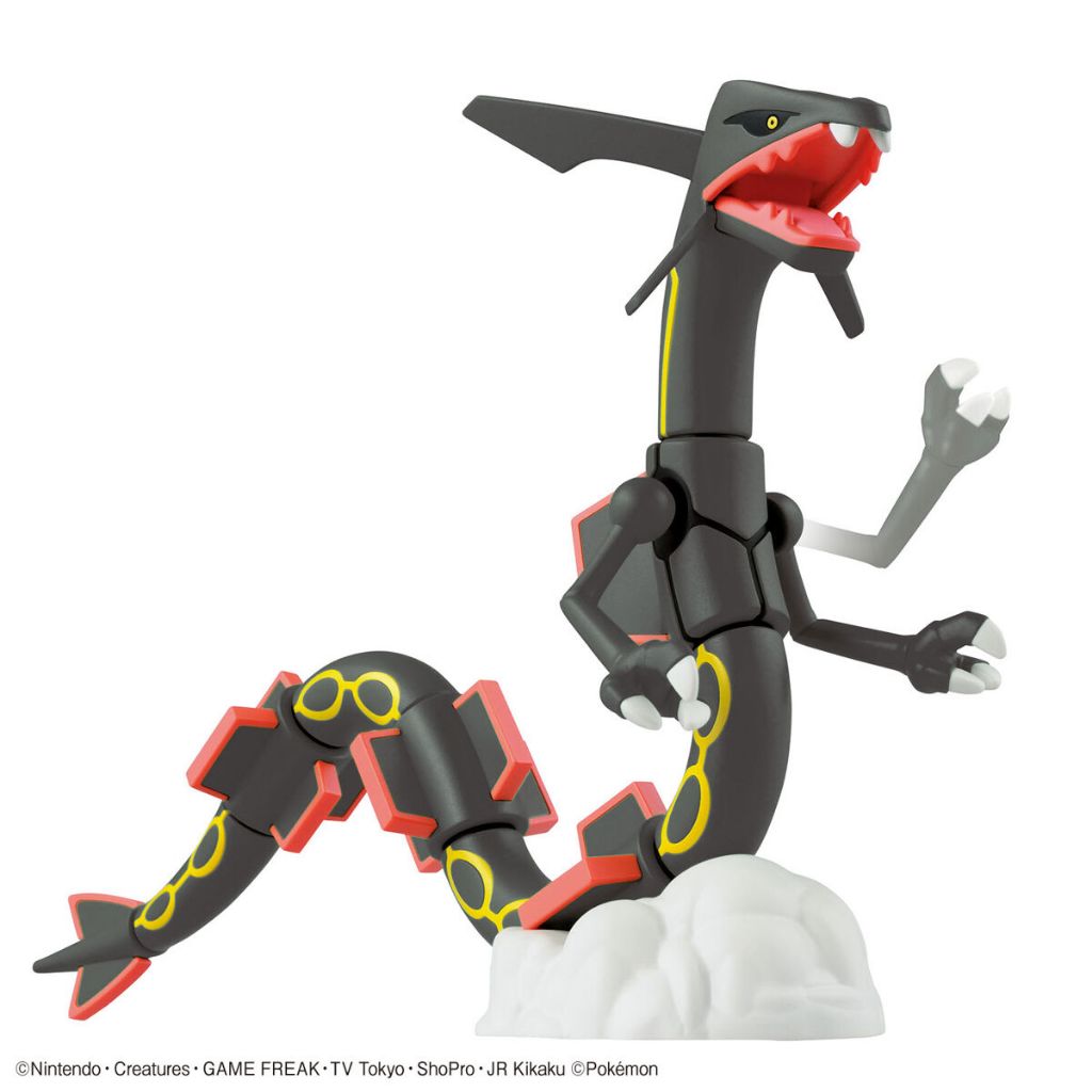 Mô hình lắp ráp Pokémon PLAMO COLLECTION SELECT SERIES Black Rayquaza Bandai 4573102657107