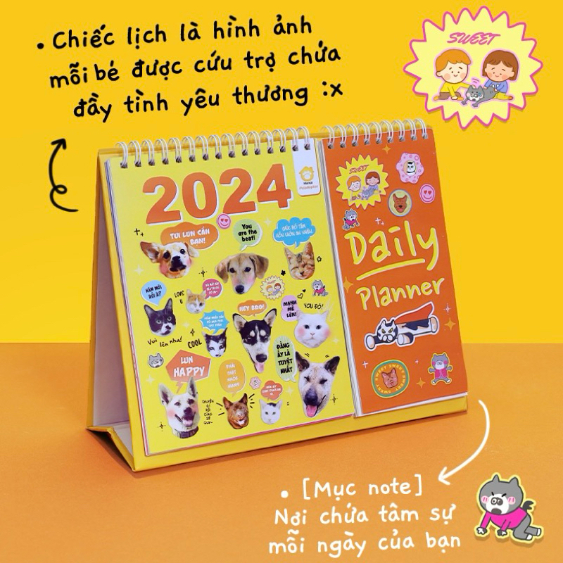 LỊCH GÂY QUỸ NHÓM CỨU HỘ CHÓ MÈO HPA 2024