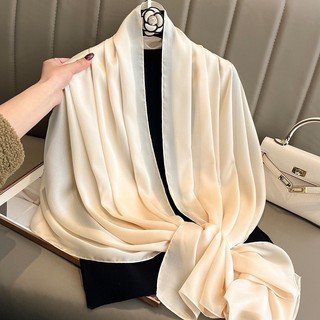 Khăn lụa quàng cổ,khăn lụa bản trơn size 180x90cm
