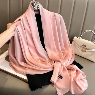 Khăn lụa quàng cổ,khăn lụa bản trơn size 180x90cm
