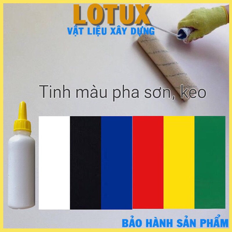20 ml Tinh màu nước pha Sơn và keo cho Sơn tường, gỗ, DIY, tượng thạch cao.