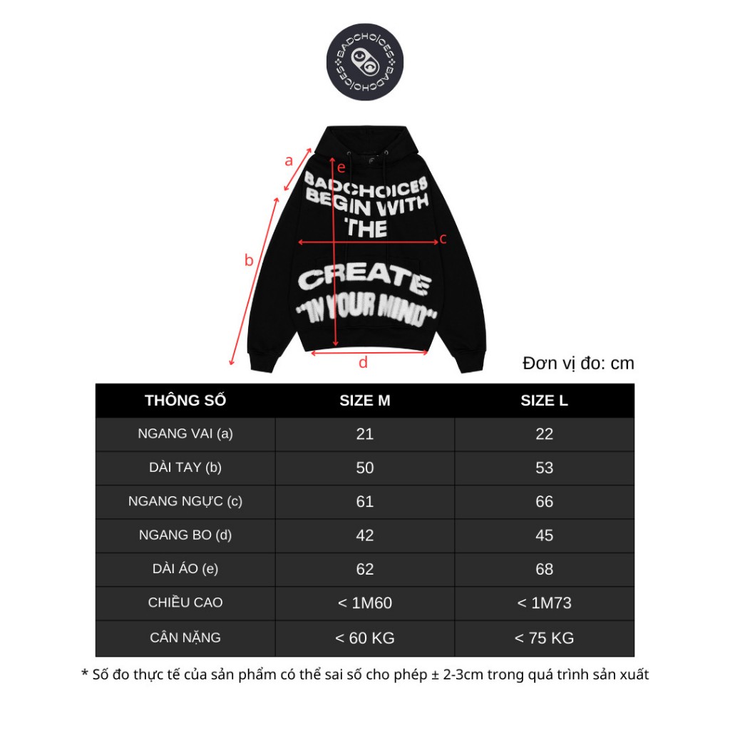 Bad Choices | Áo Hoodie - BEGIN Hoodie form Boxy